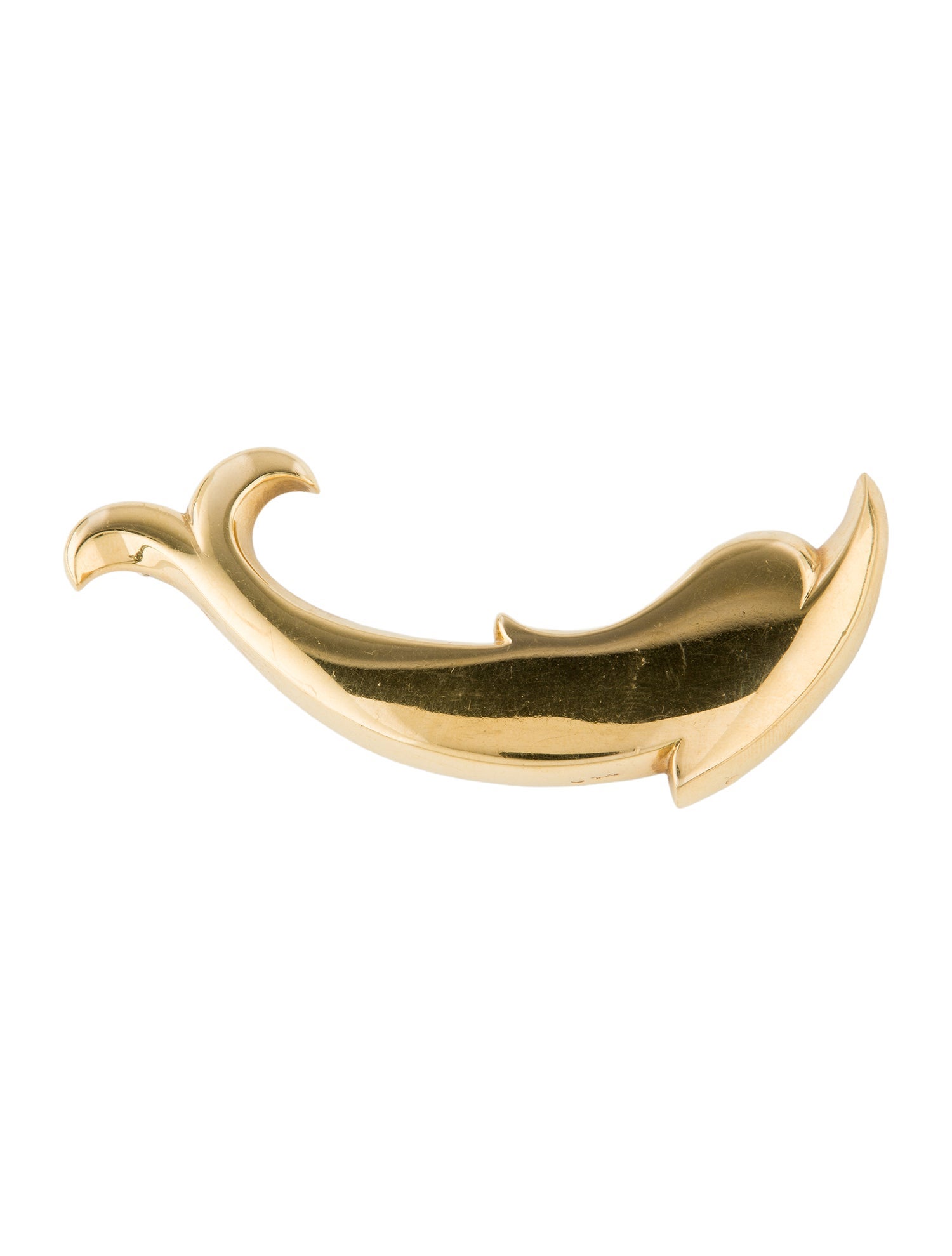 Pomellato Vintage 18K Dolphin Brooch