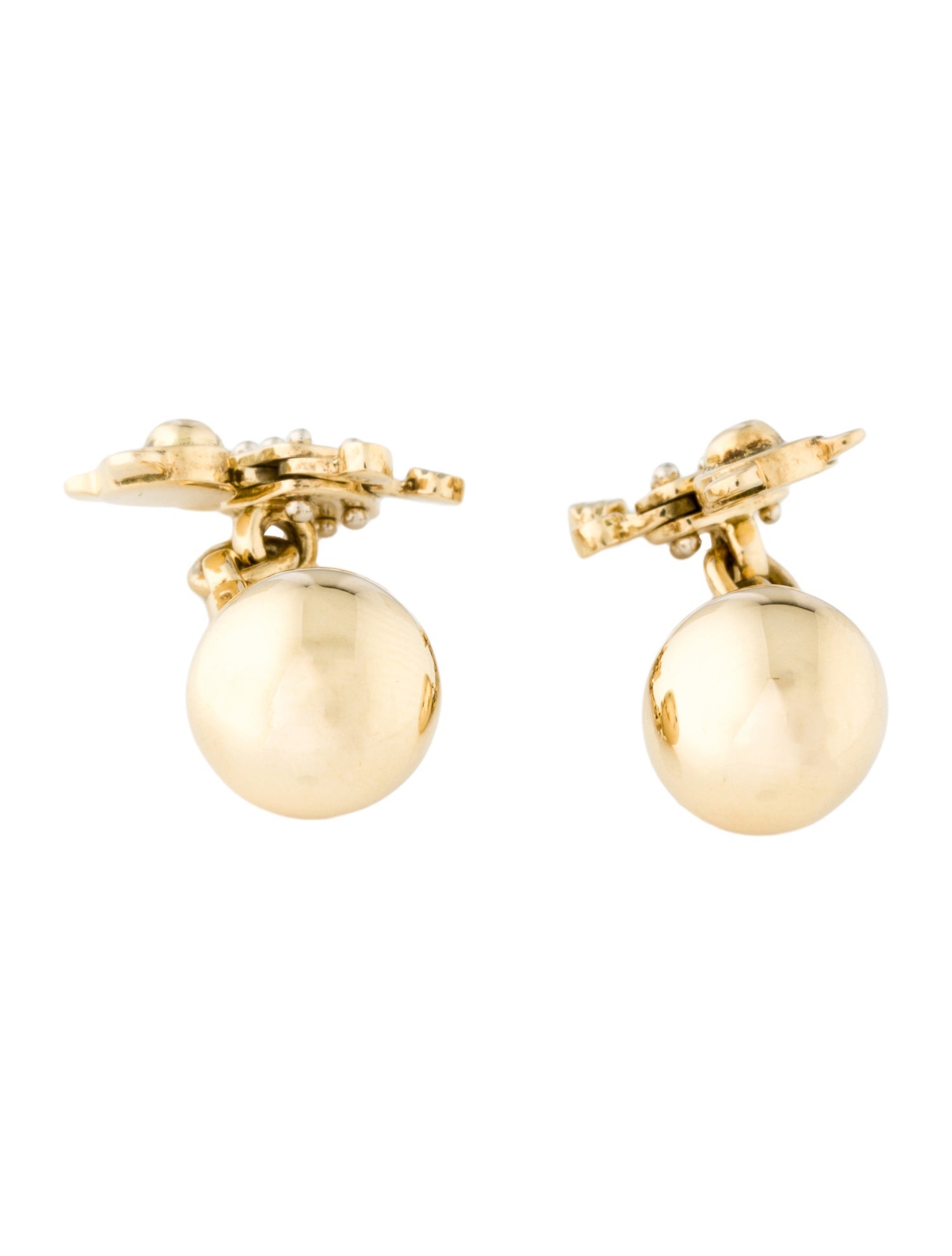 Pomellato 18K Orsetto Bear Cufflinks