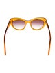 Pomellato Cat-Eye Gradient Sunglasses