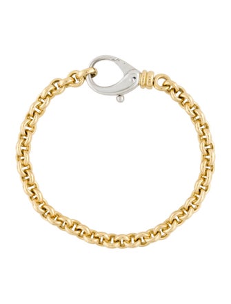 Pomellato 18K Two-Tone Chain Link Bracelet
