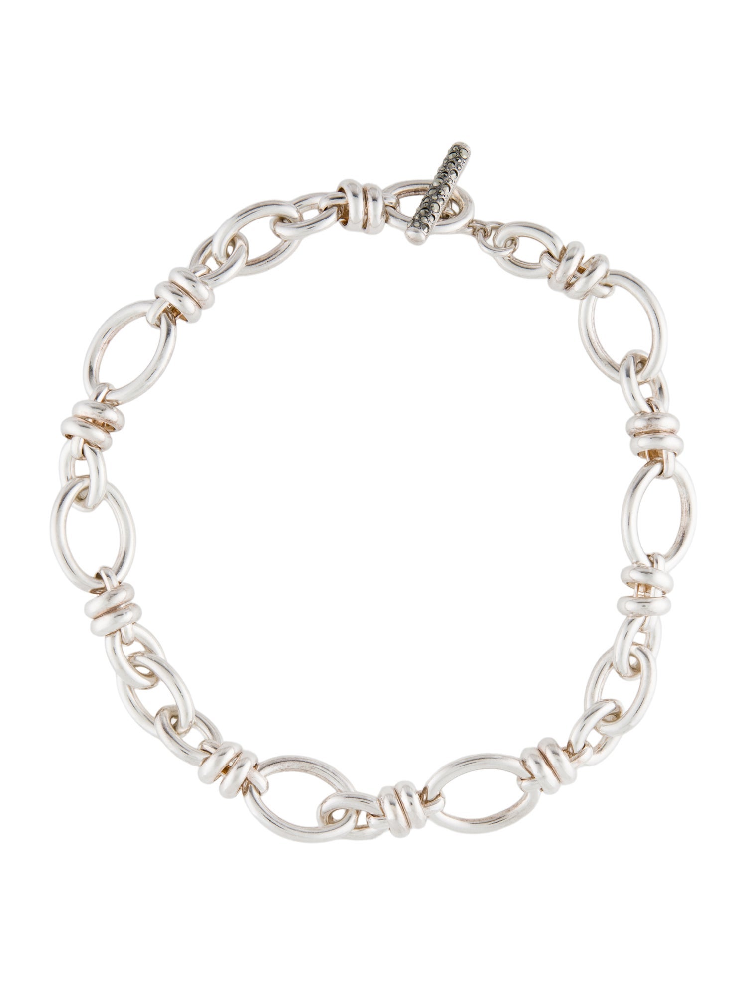 Pomellato 67 Marcasite Chain Necklace