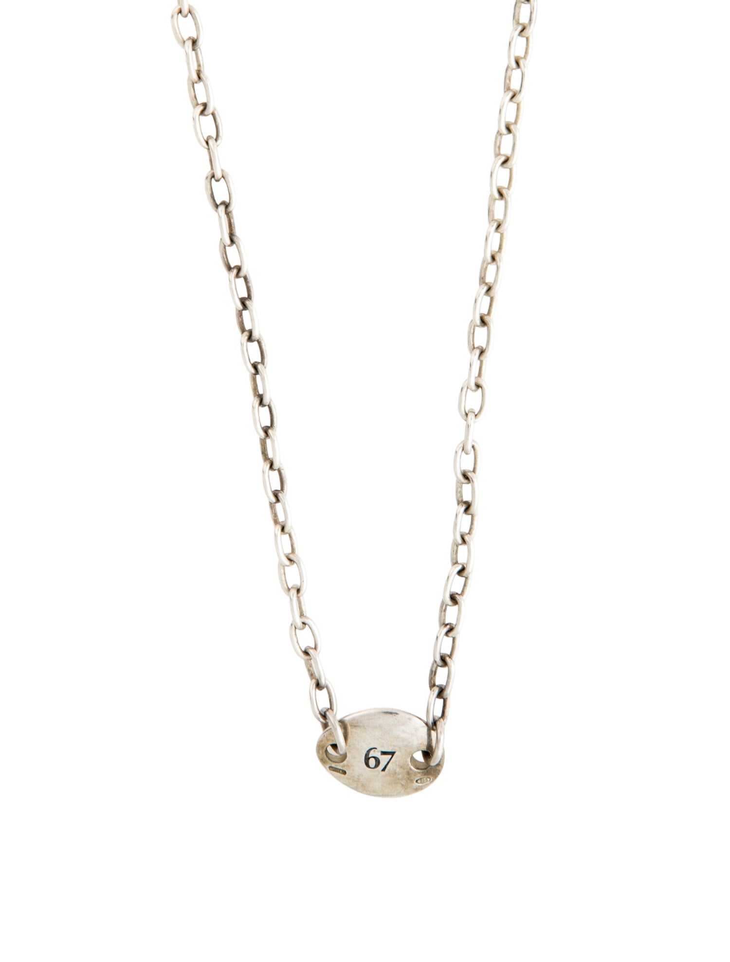 Pomellato Argento 67 Logo Chain Necklace