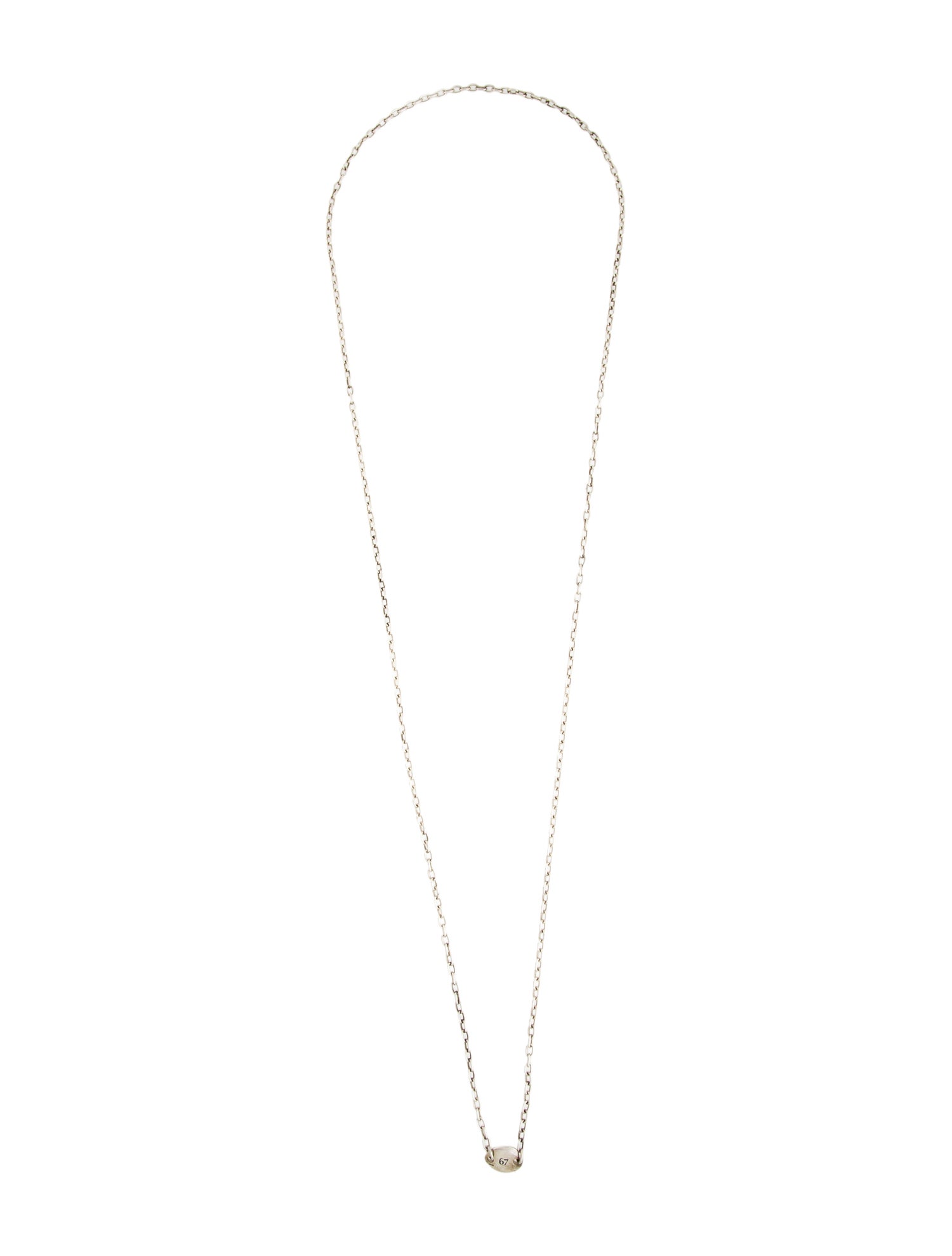 Pomellato Argento 67 Logo Chain Necklace