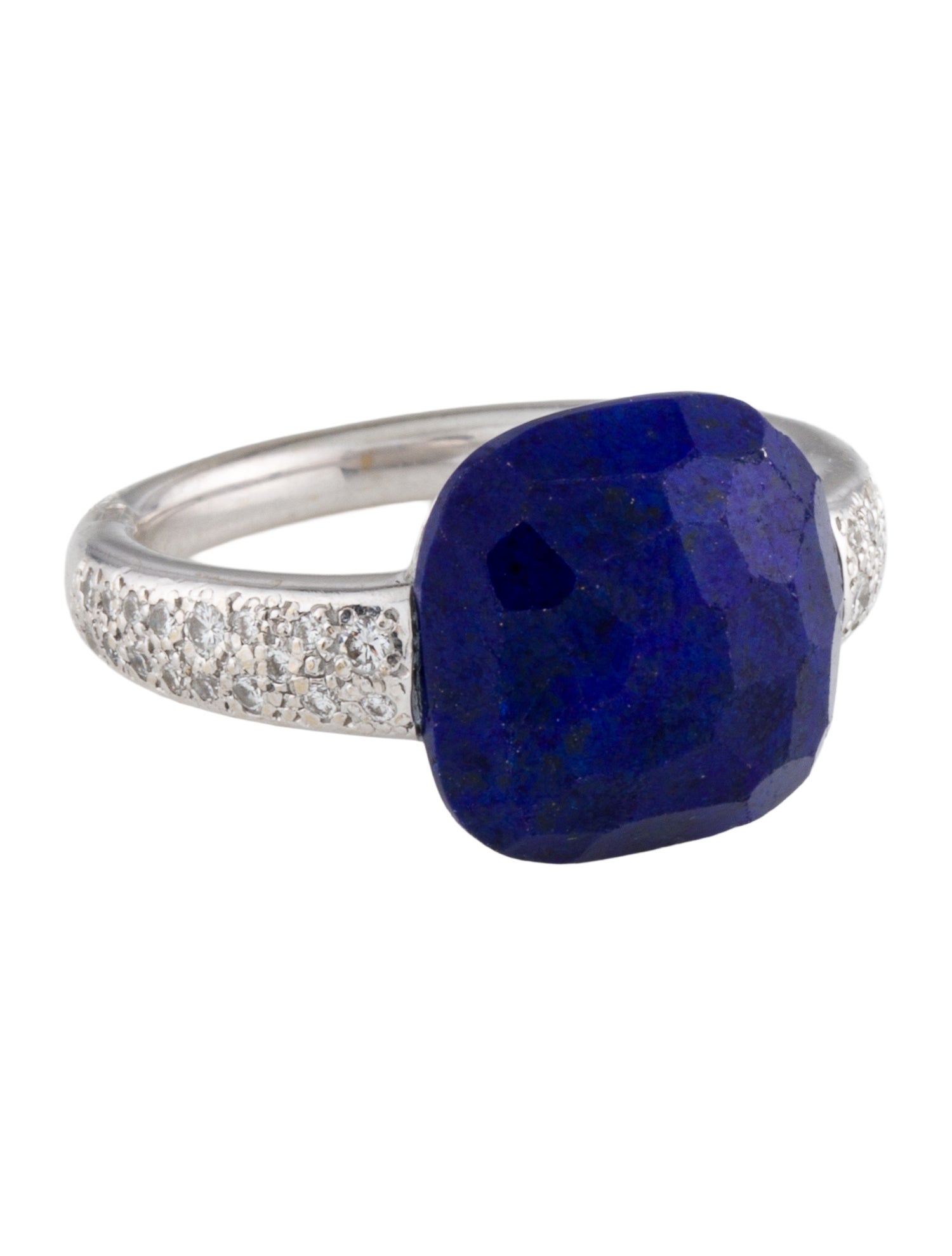 Pomellato 18K Lapis Lazuli & Diamond Capri Cocktail Ring