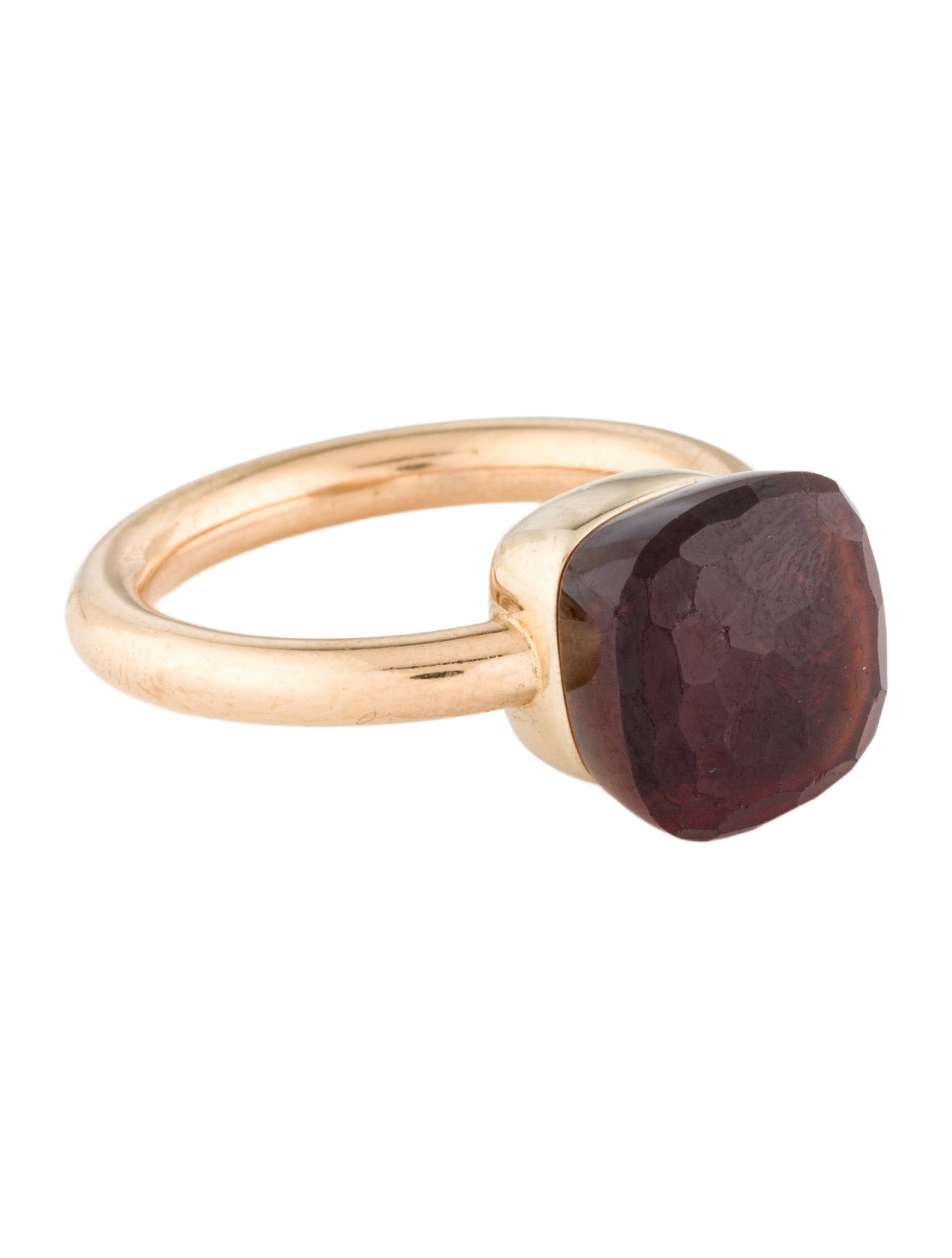 Pomellato 18K Garnet Nudo Classic Cocktail Ring