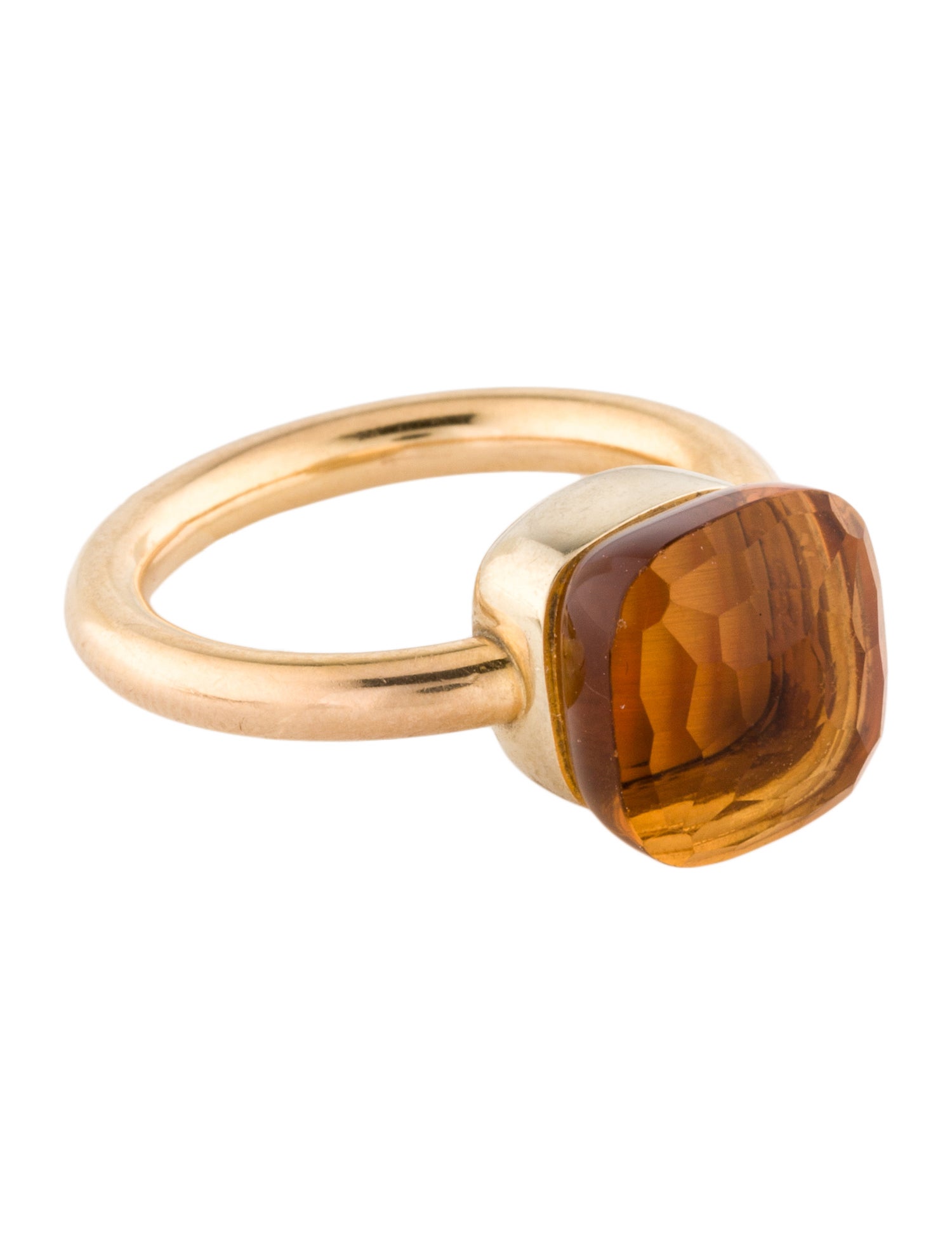 Pomellato 18K Citrine Nudo Classic Ring