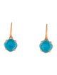 Pomellato 18K Quartz & Turquoise Capri Drop Earrings