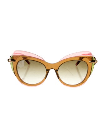 Pomellato Cat-Eye Gradient Sunglasses
