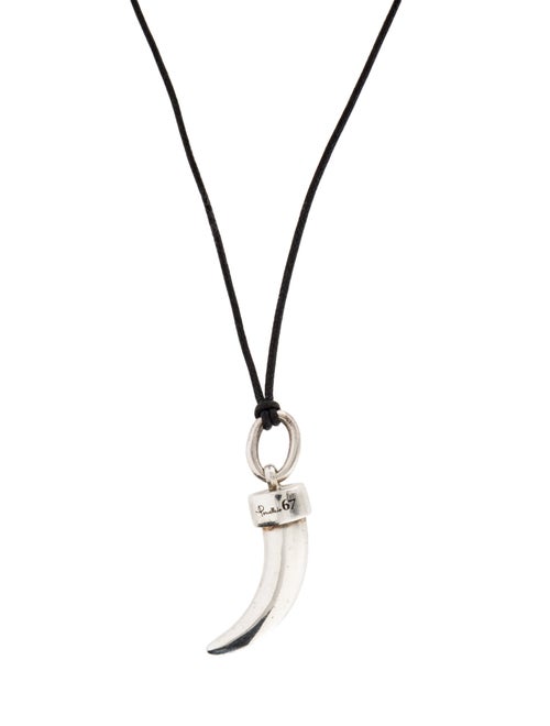 Pomellato Cord Horn Pendant Necklace