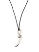 Pomellato Cord Horn Pendant Necklace