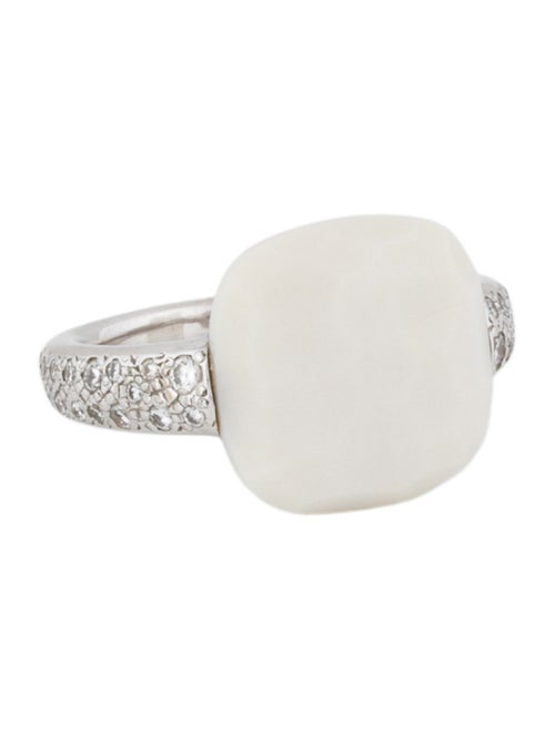 Pomellato 18K Chalcedony & Diamond Carpi Cocktail Ring