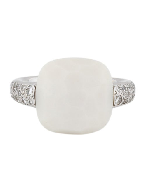 Pomellato 18K Chalcedony & Diamond Carpi Cocktail Ring
