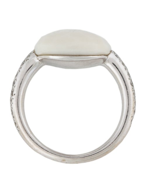 Pomellato 18K Chalcedony & Diamond Carpi Cocktail Ring