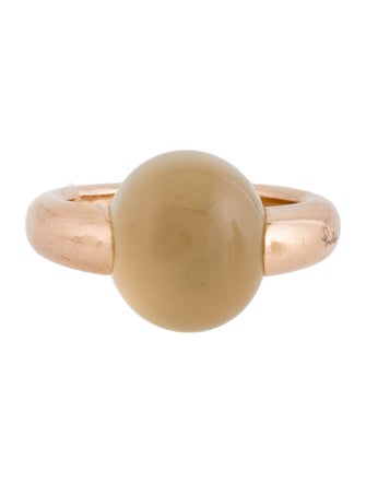 Pomellato 18K Quartz Luna Cocktail Ring