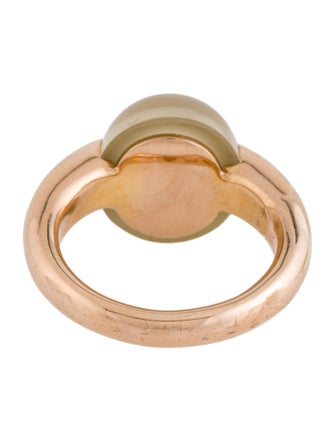 Pomellato 18K Quartz Luna Cocktail Ring