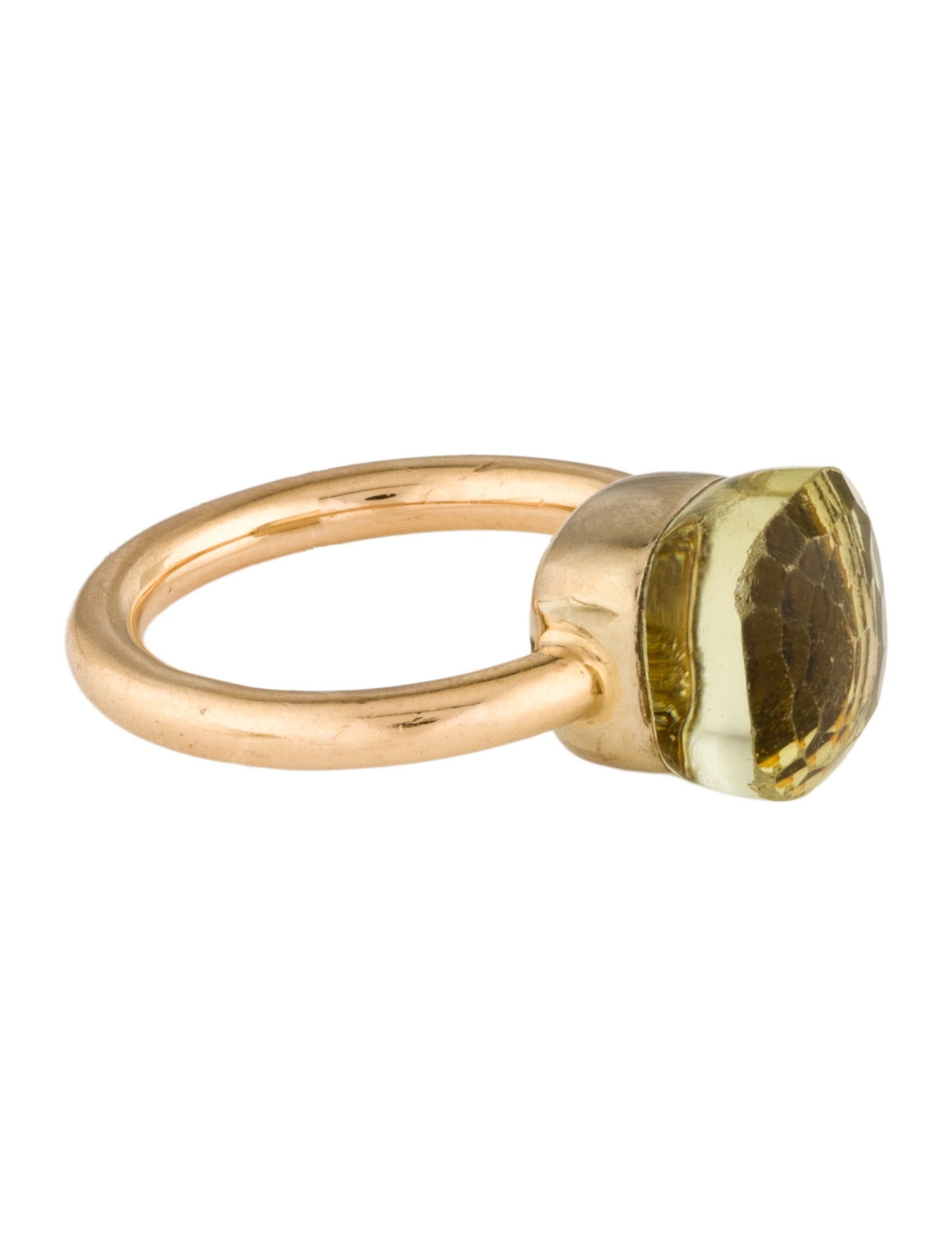 Pomellato 18K Prasiolite Nudo Ring