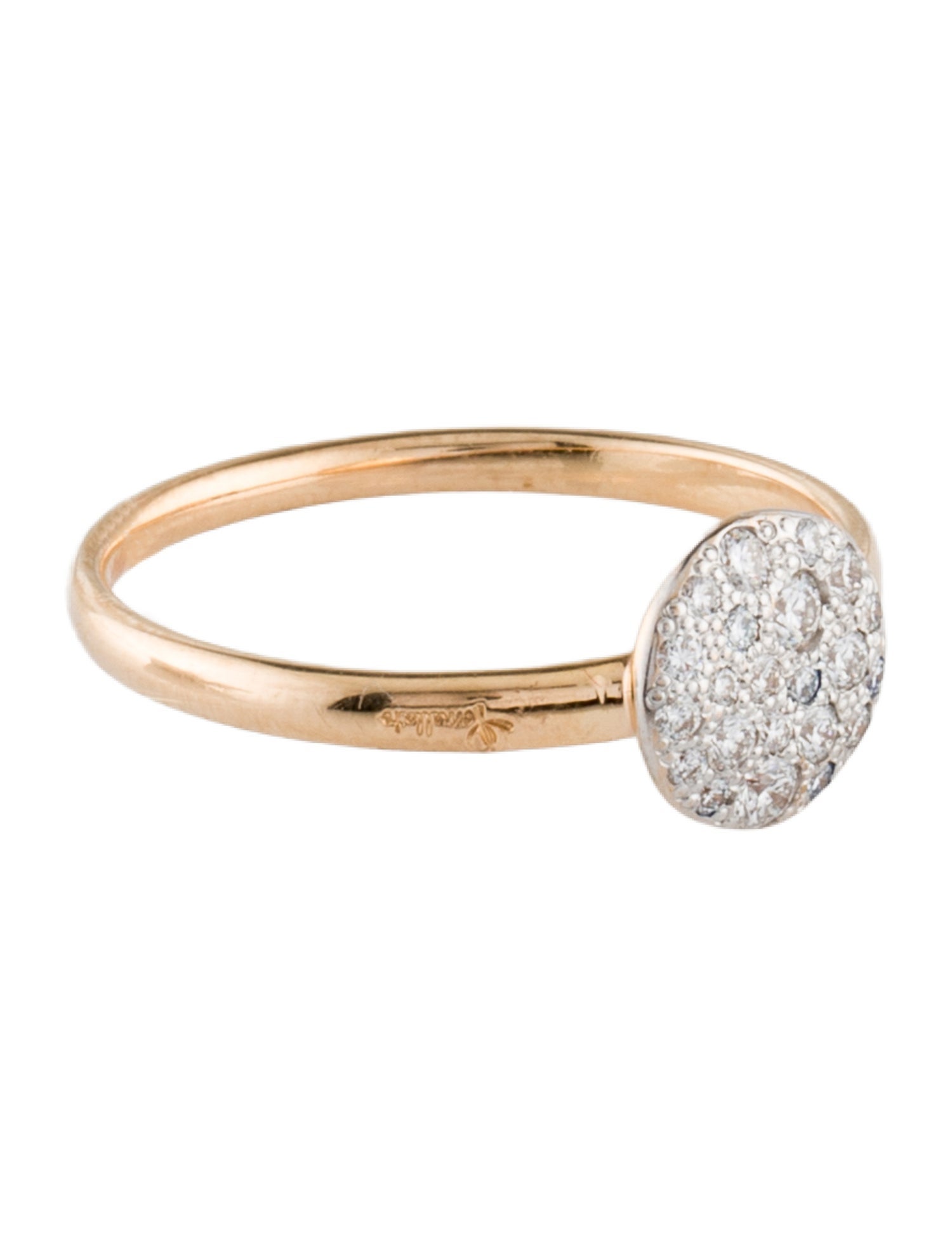 Pomellato 18K Diamond Cluster Sabbia Cocktail Ring