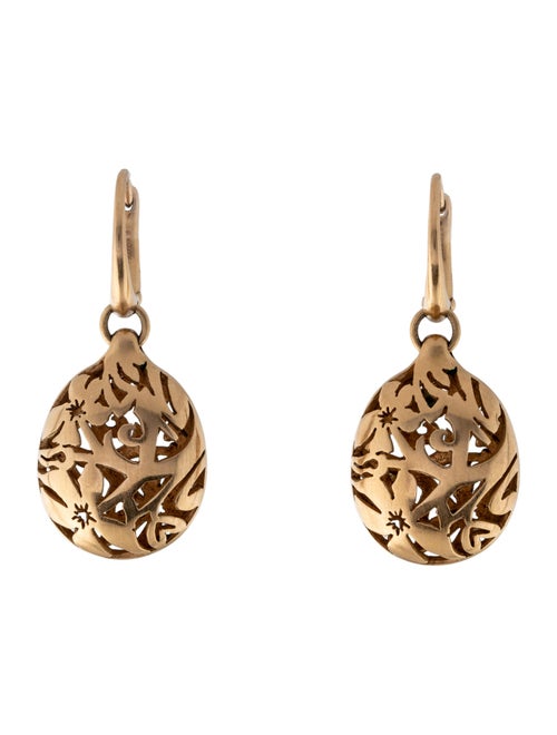 Pomellato 18K Arabesque Drop Earrings