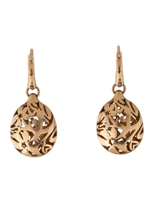 Pomellato 18K Arabesque Drop Earrings