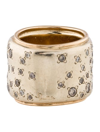 Pomellato 18K 2.92ctw Diamond Sabbia Band