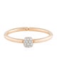 Pomellato 18K Diamond Nudo Bangle Bracelet