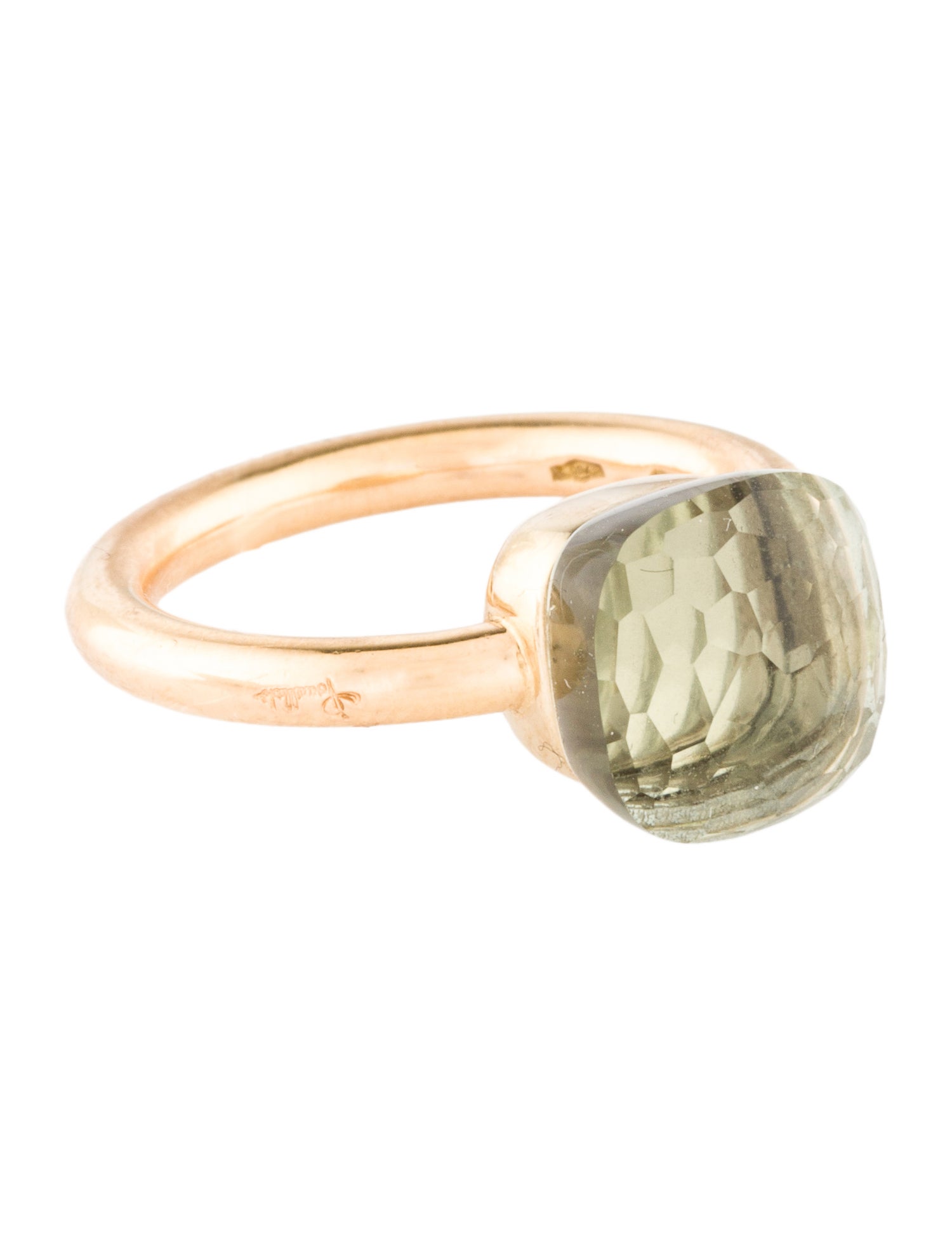 Pomellato 18K Prasiolite Nudo Cocktail Ring