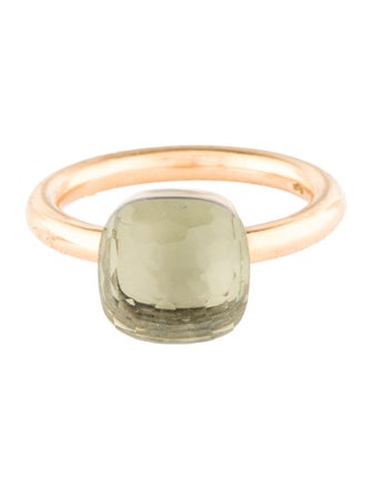 Pomellato 18K Prasiolite Nudo Cocktail Ring