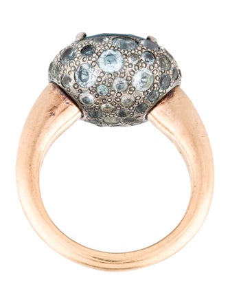 Pomellato Two-Tone Topaz Tabou Cocktail Ring