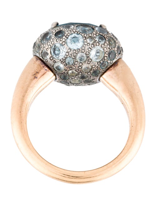 Pomellato Two-Tone Topaz Tabou Cocktail Ring