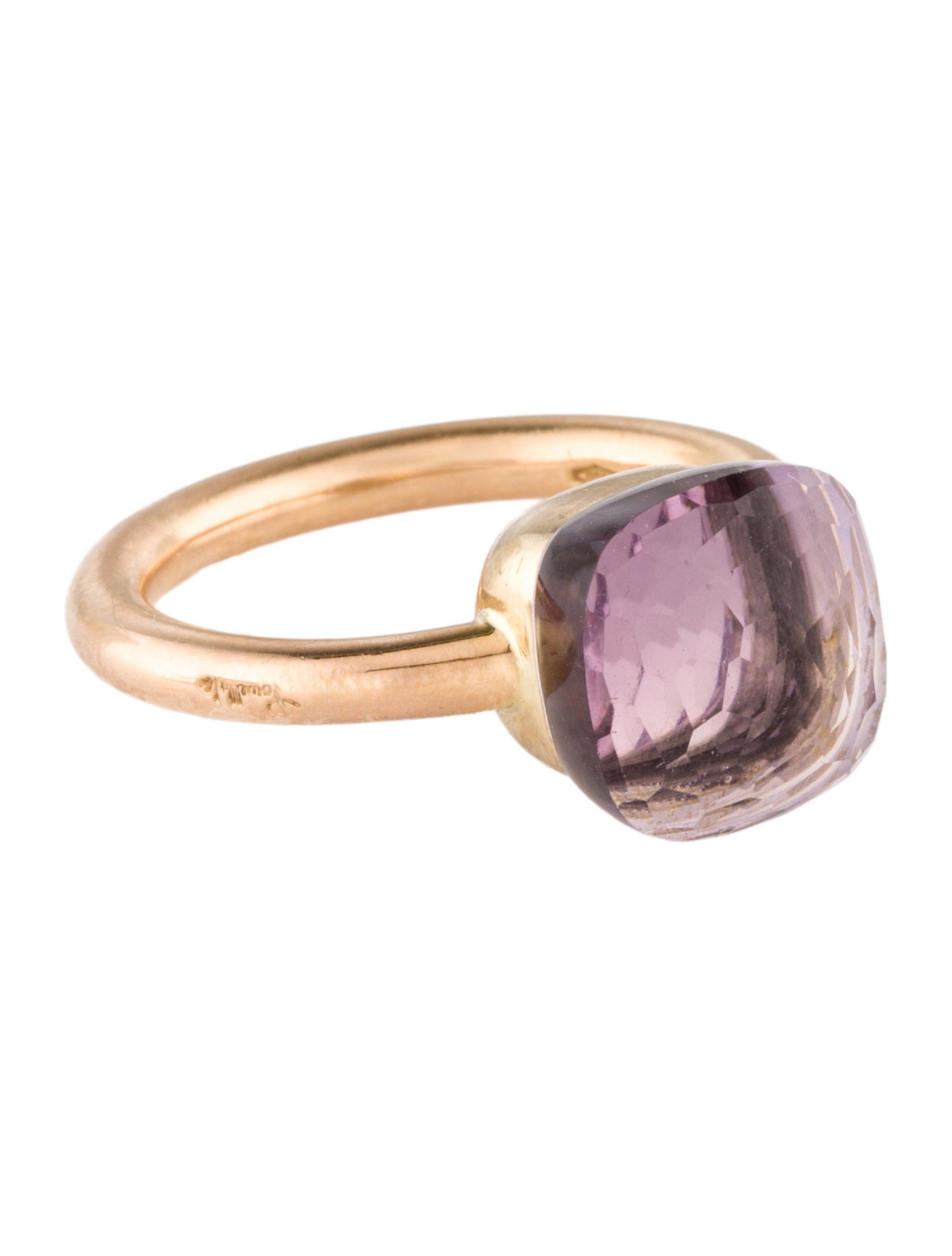 Pomellato 18K Amethyst Nudo Classic Cocktail Ring