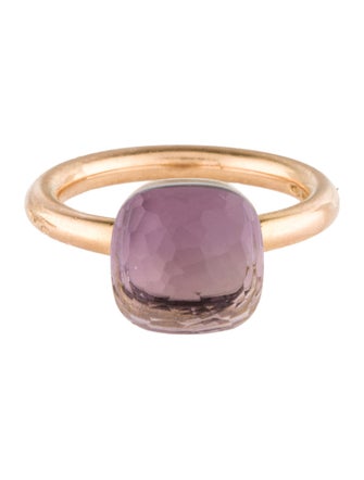 Pomellato 18K Amethyst Nudo Classic Cocktail Ring