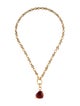 Pomellato 18K Glyph Heart Necklace
