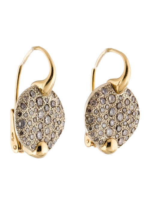 Pomellato 18K Diamond Sabbia Drop Earrings