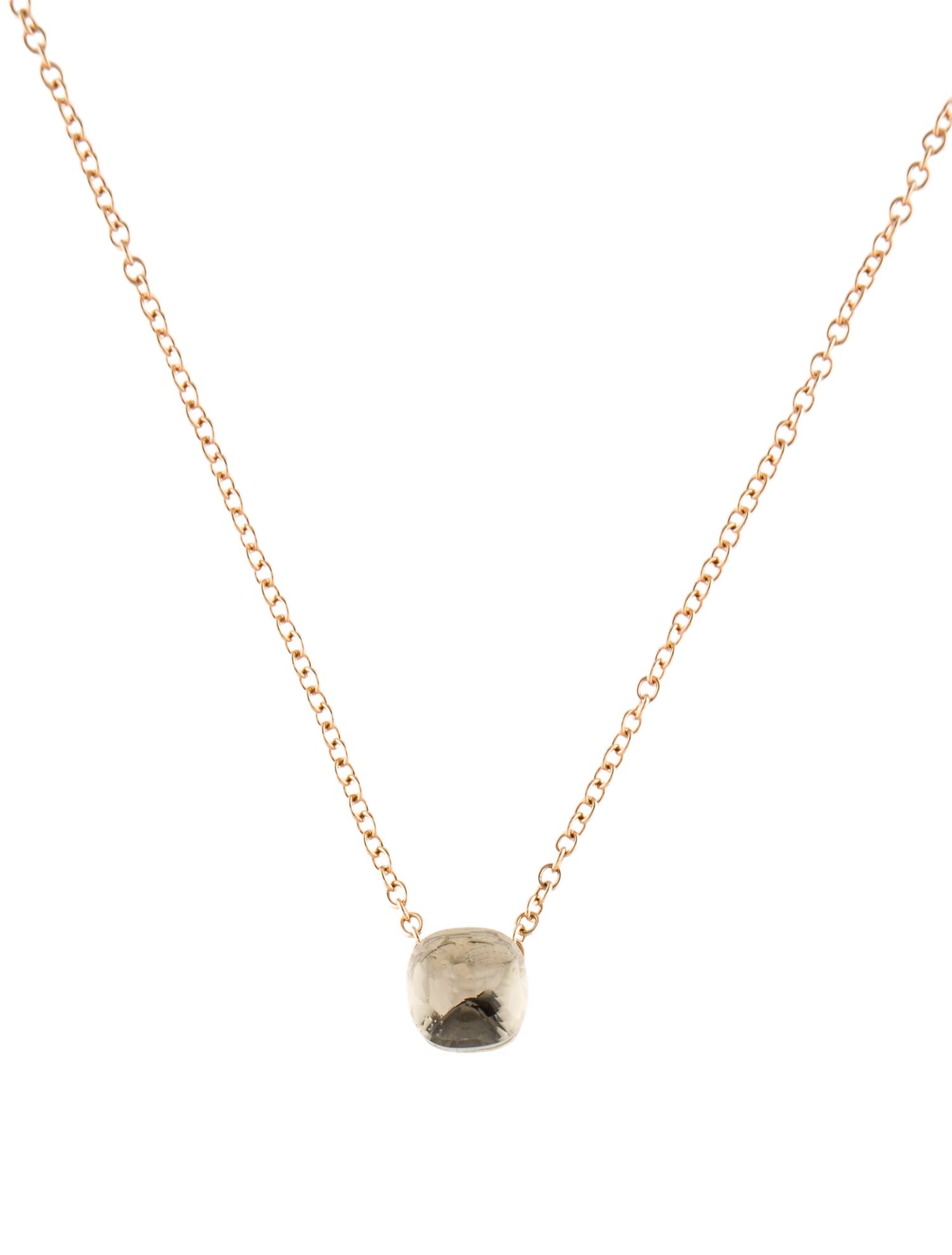 Pomellato 18K Topaz Nudo Pendant Necklace