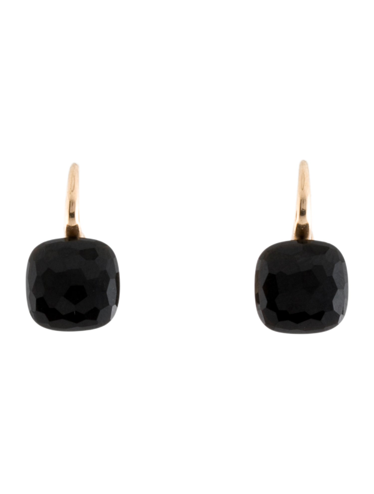 Pomellato 18K Smoky Quartz Nudo Classic Drop Earrings