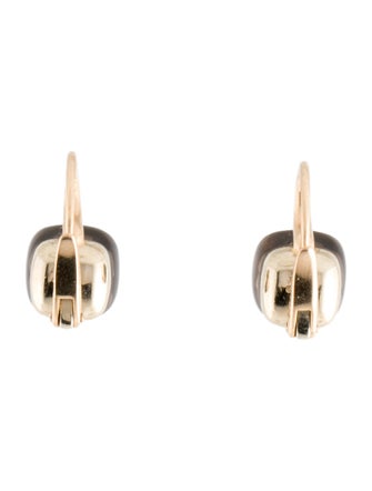 Pomellato 18K Smoky Quartz Nudo Classic Drop Earrings