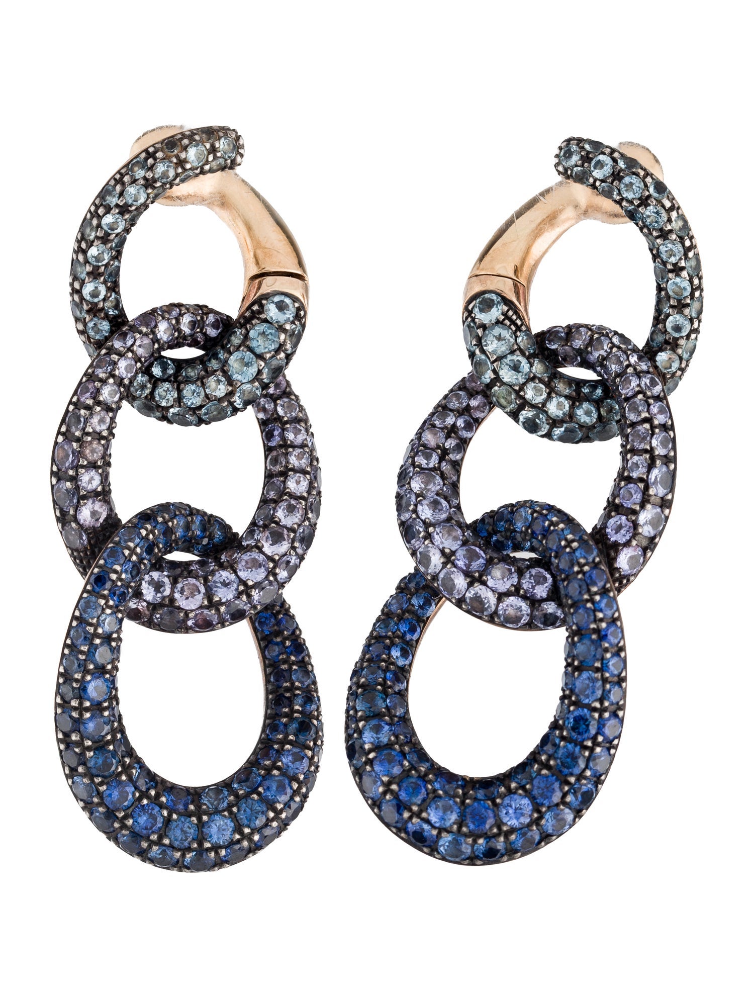Pomellato Multi-Stone Tango Drop Earrings