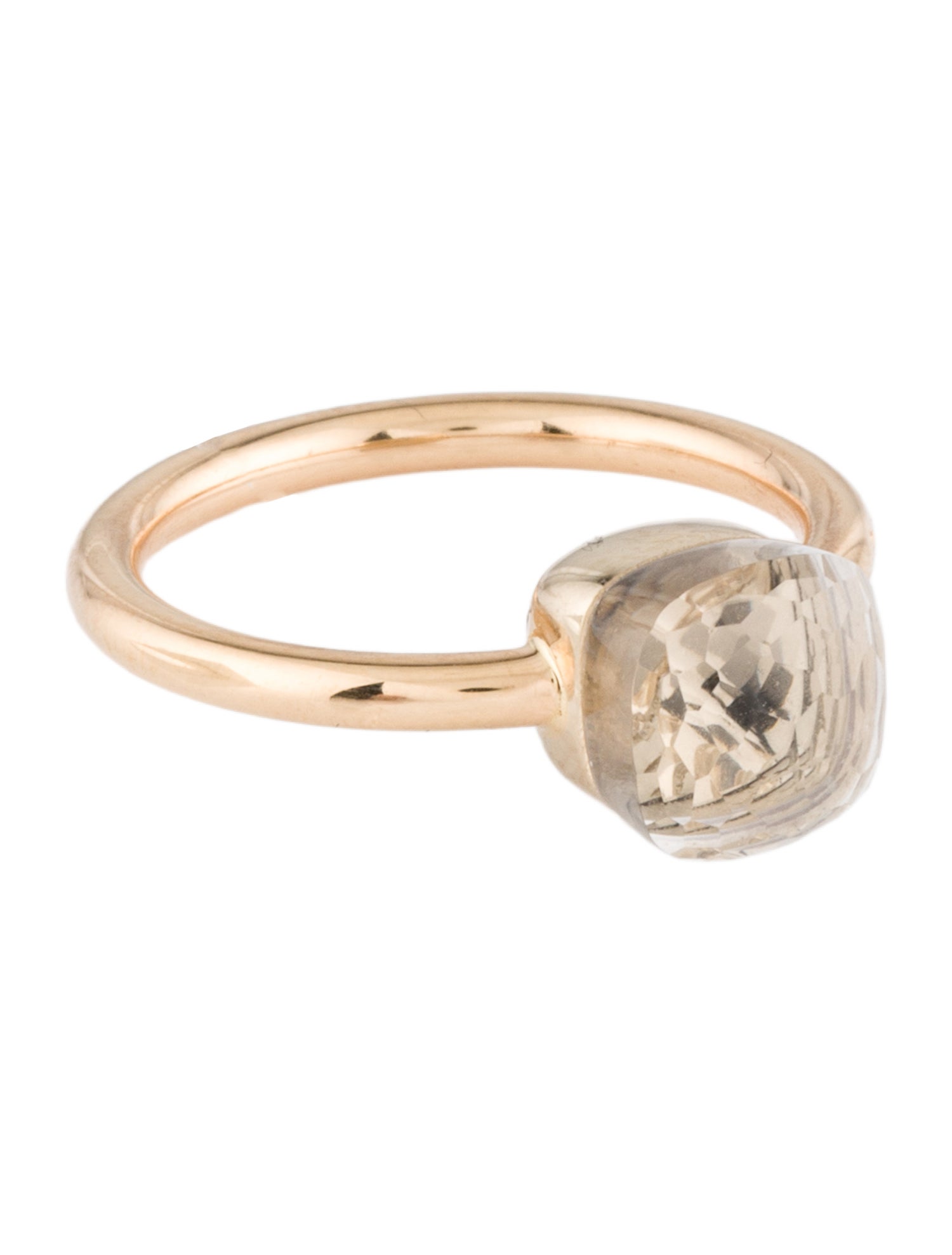 Pomellato 18K Quartz Nudo Classic Ring