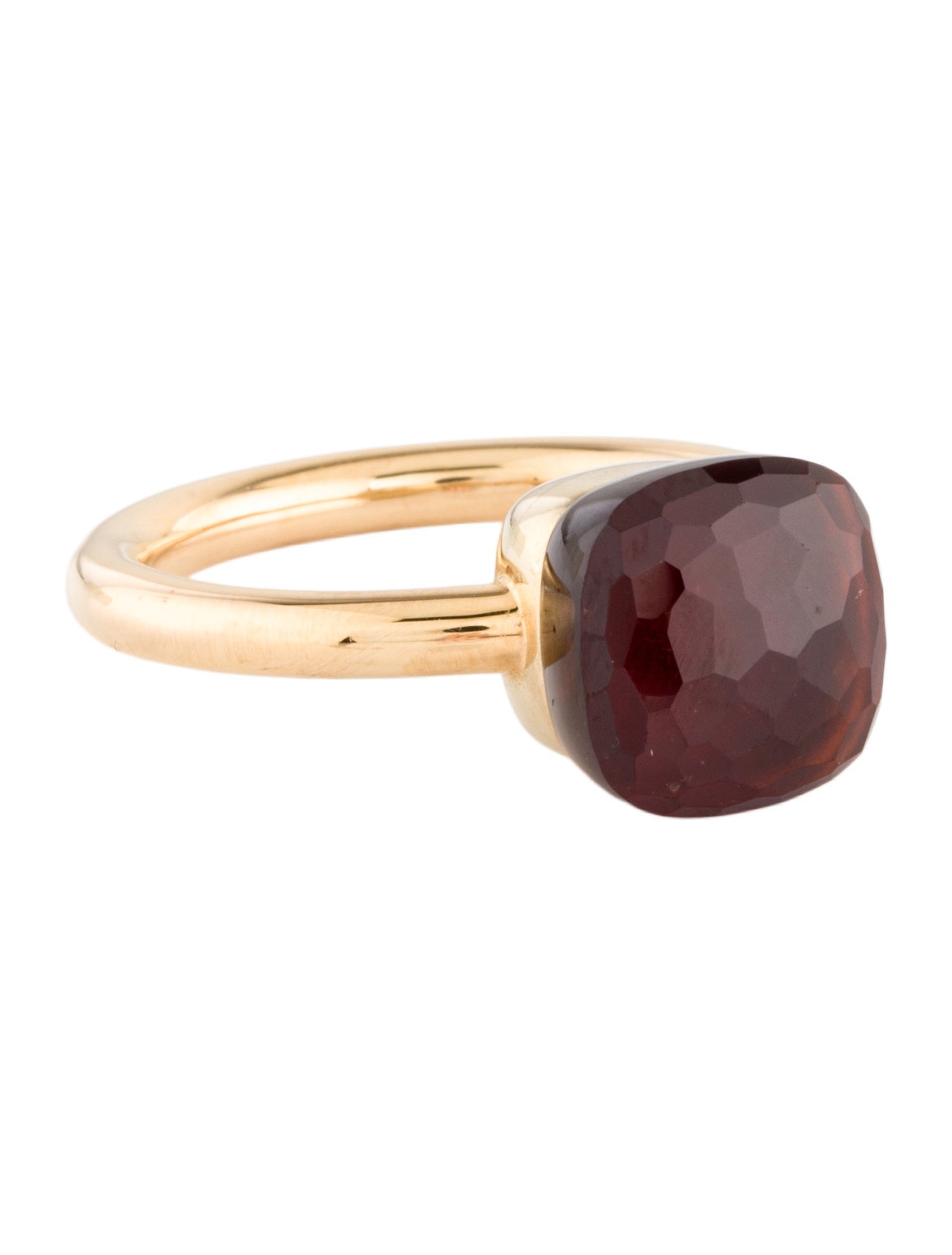 Pomellato 18K Garnet Nudo Classic Ring