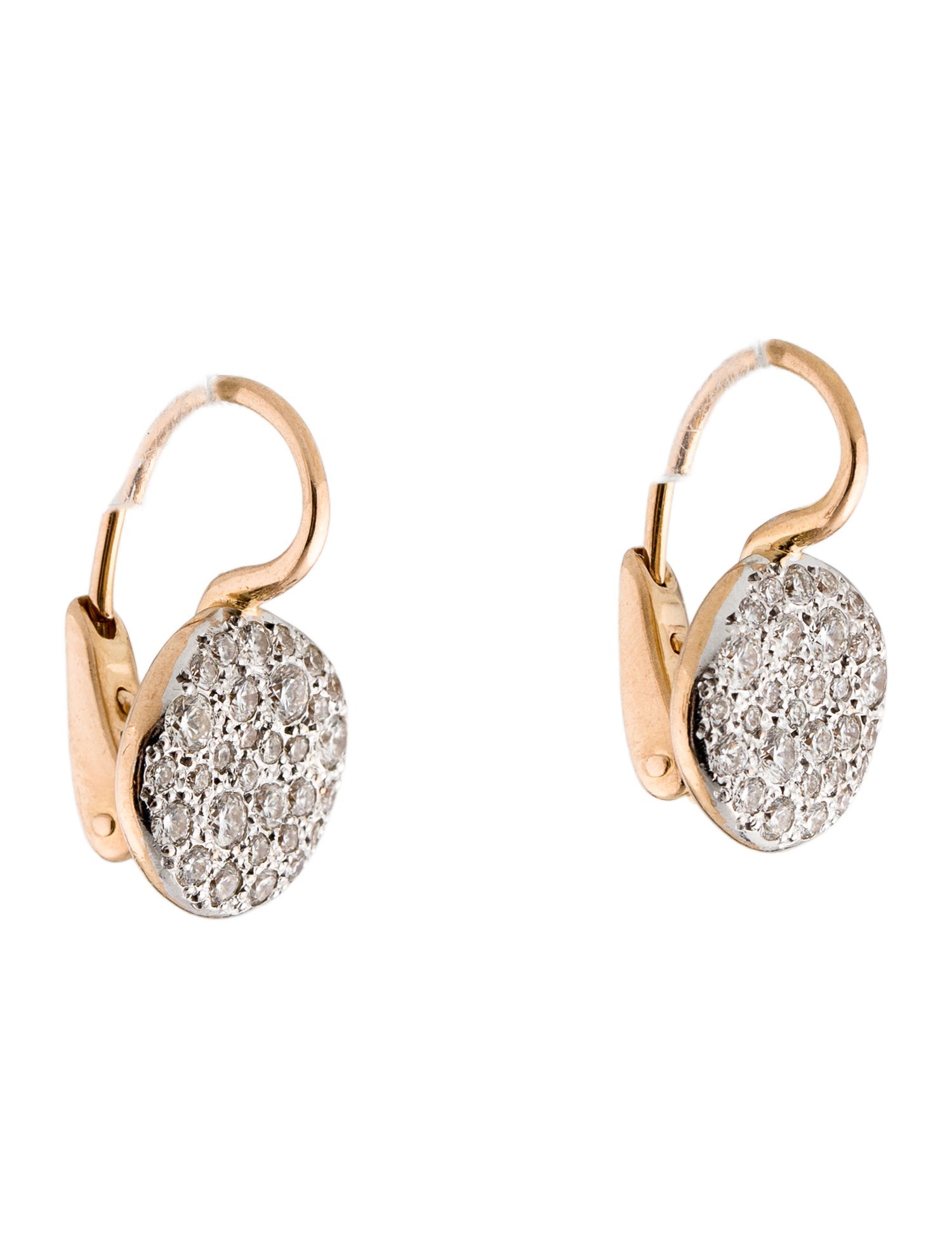 Pomellato 18K Dimaond Sabbia Diamond Earrings