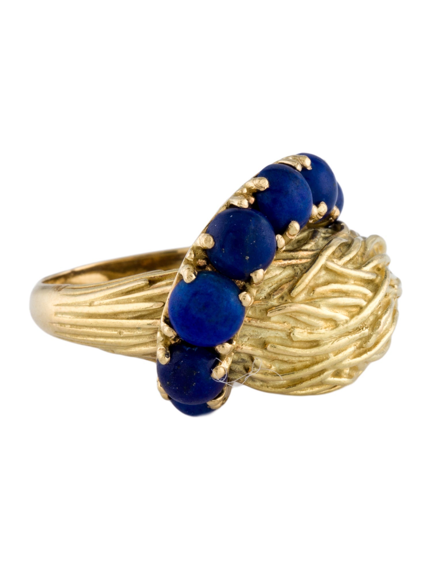 Pomellato Vintage 18K Lapis Lazuli Cocktail Ring