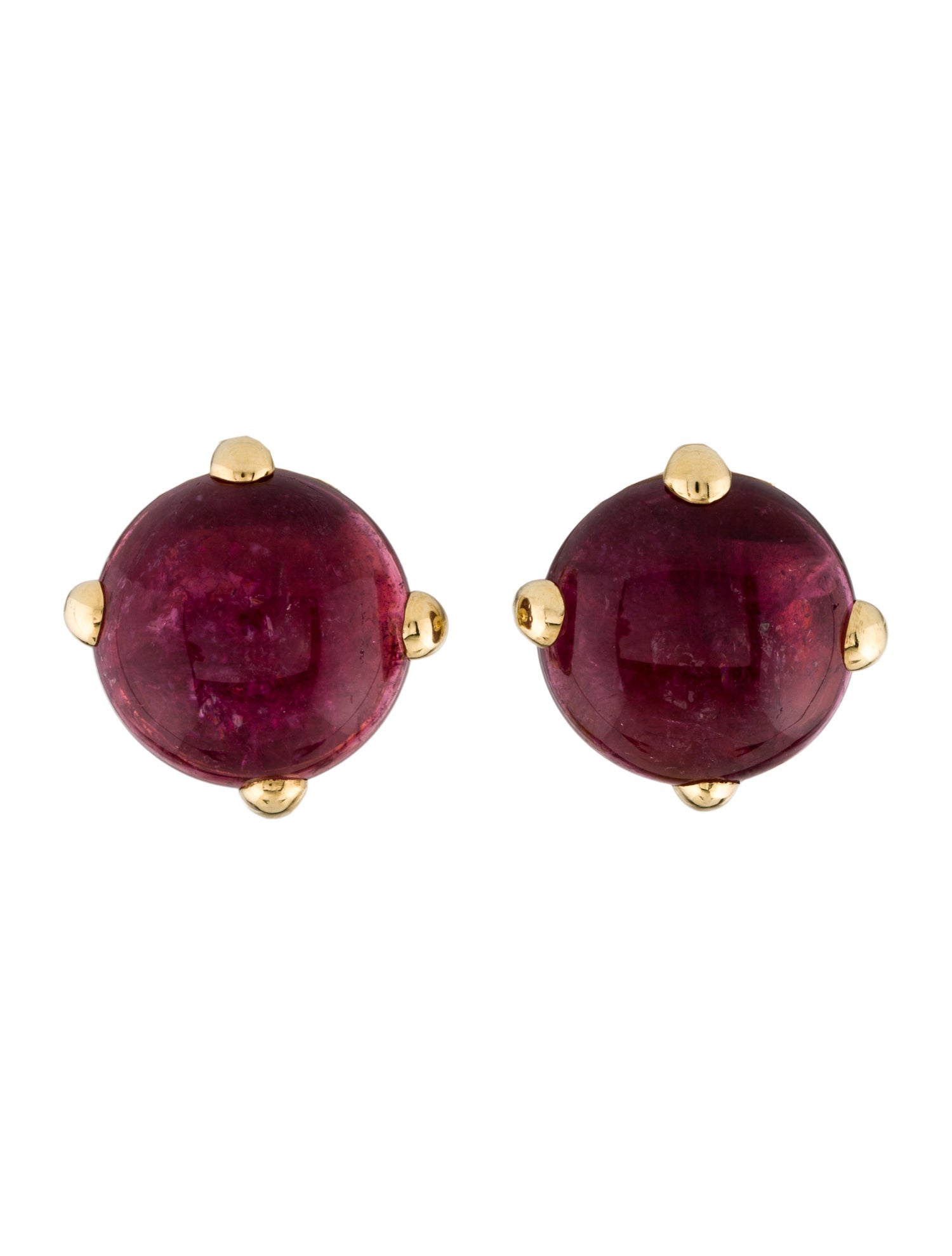 Pomellato 18K 50.36ctw Tourmaline Earclips