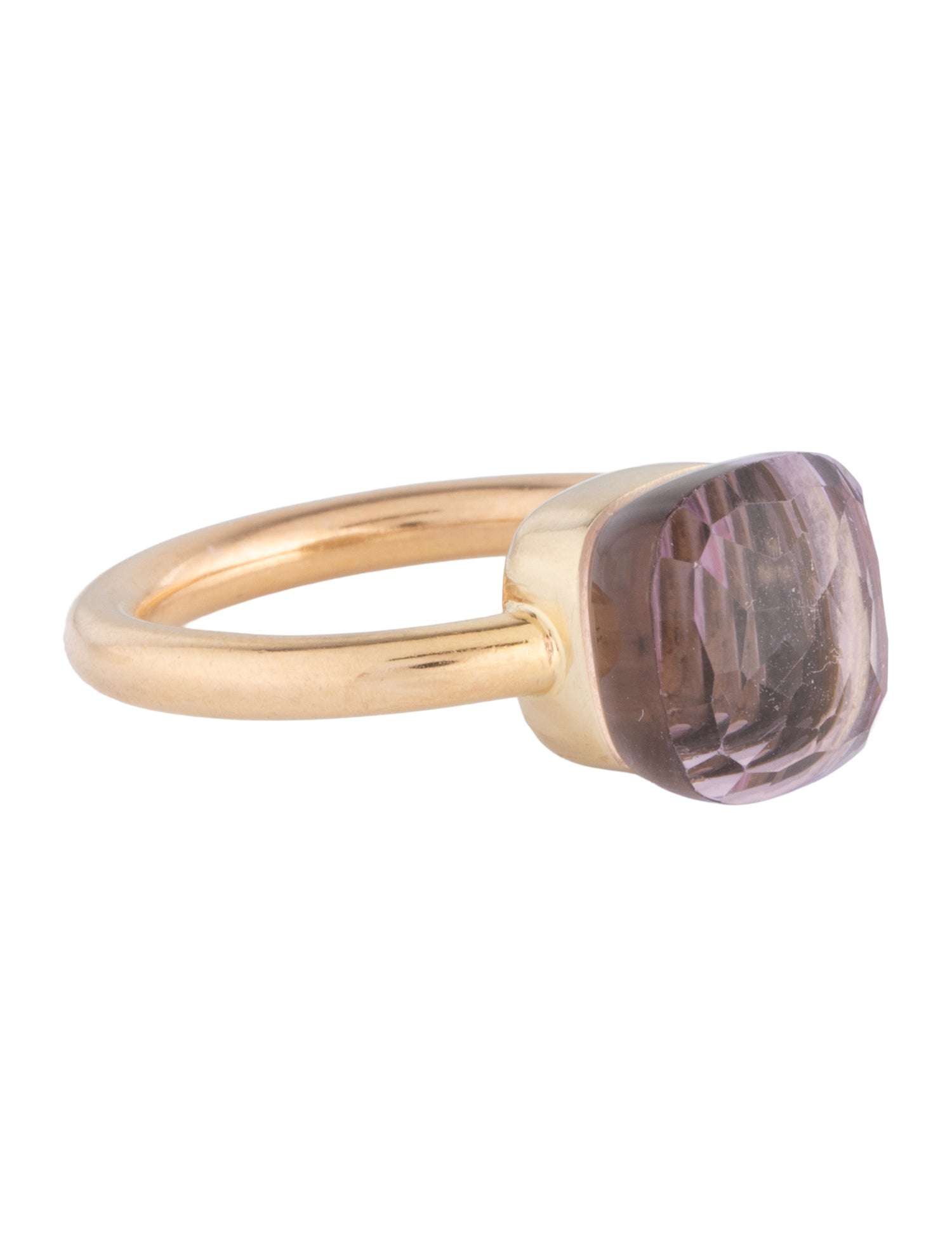 Pomellato 18K Amethyst Nudo Classic Cocktail Ring