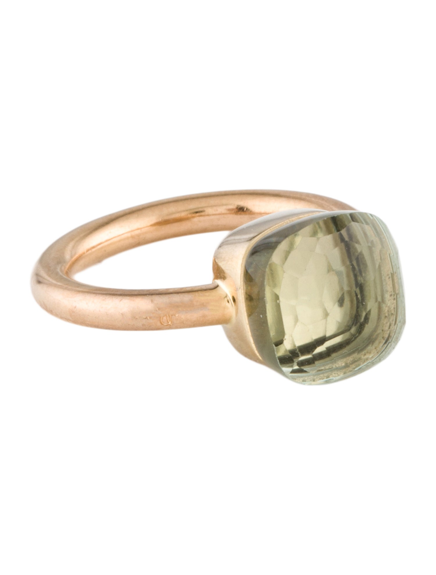 Pomellato 18K Prasiolite Nudo Classic Ring