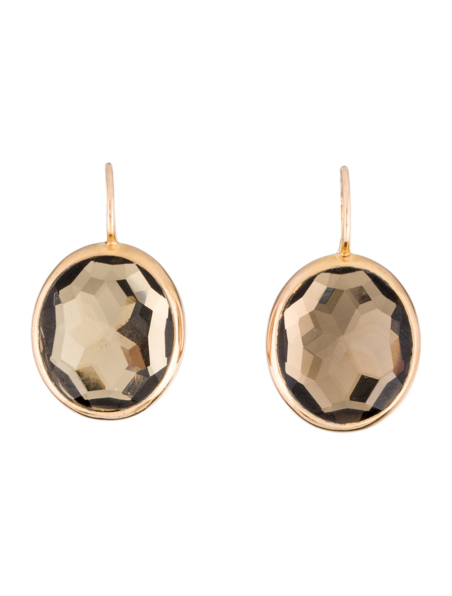 Pomellato 18K Smoky Quartz Narciso Drop Earrings