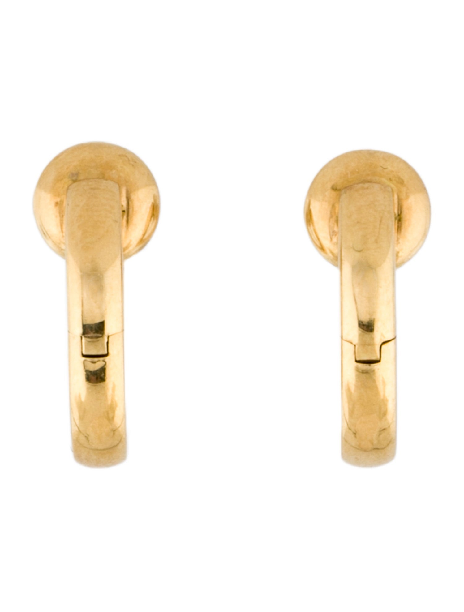 Pomellato 18K Huggie Clip On Earrings