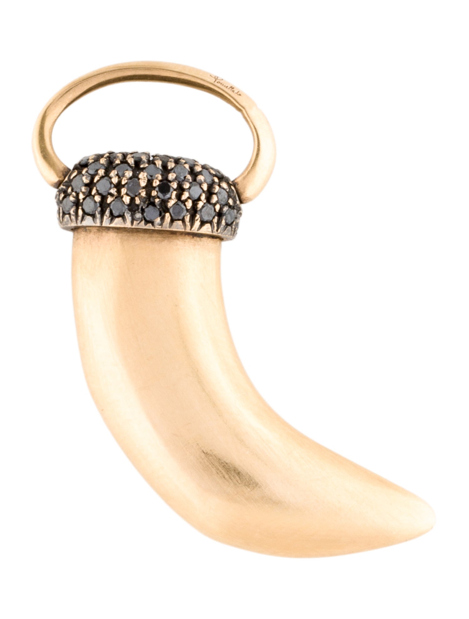 Pomellato 18K Diamond Victoria Horn Pendant