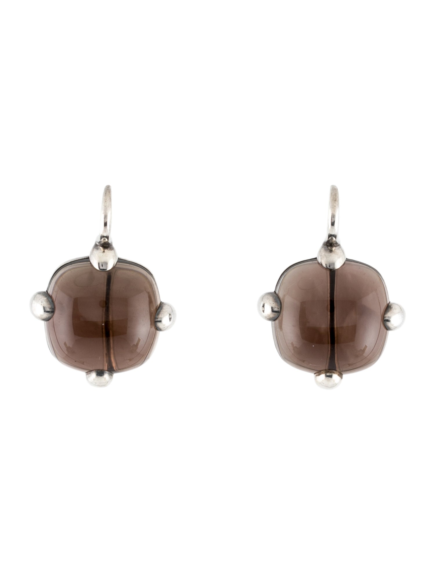Pomellato 67 Smoky Quartz Drop Earrings