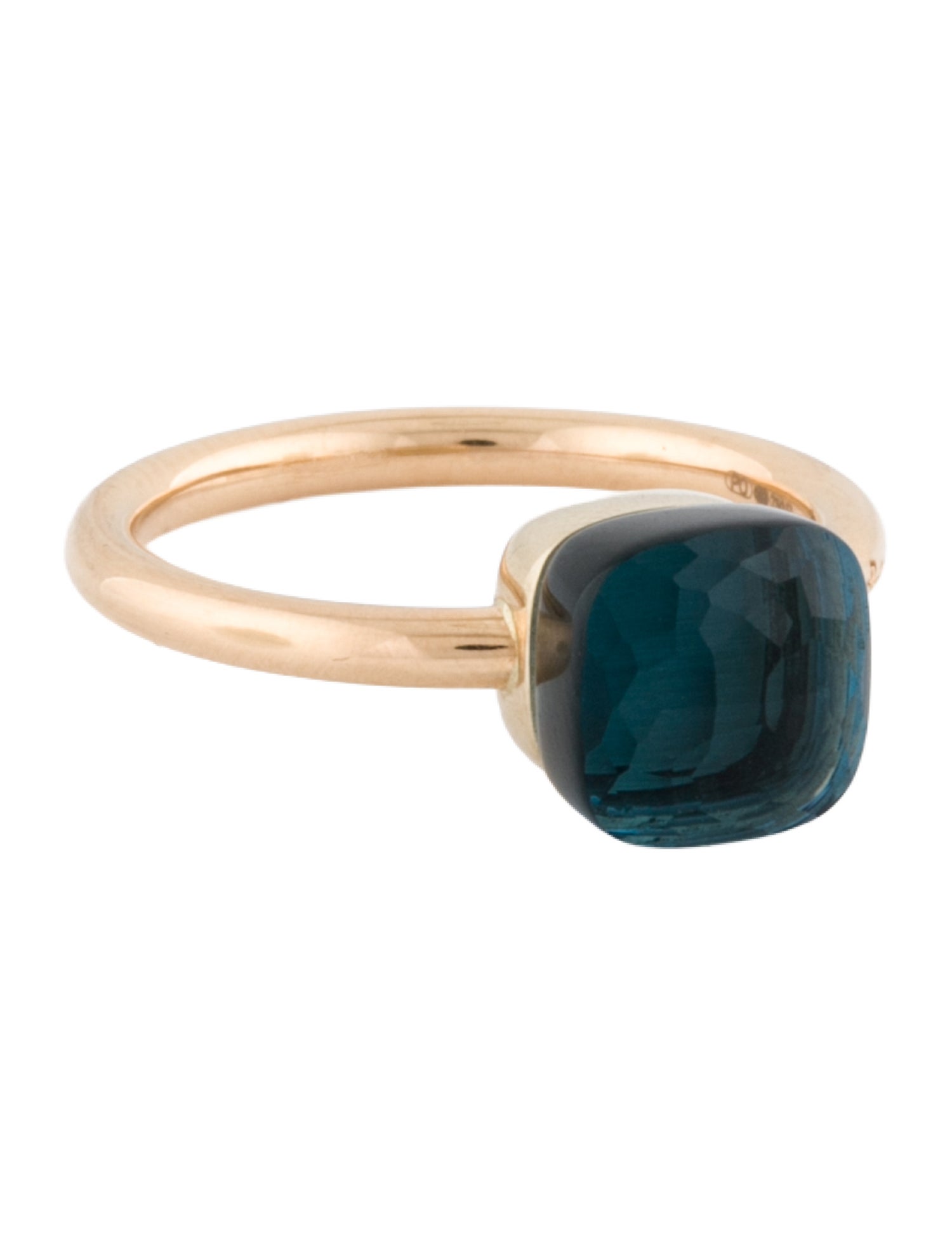 Pomellato 18K Topaz Nudo Petit Ring