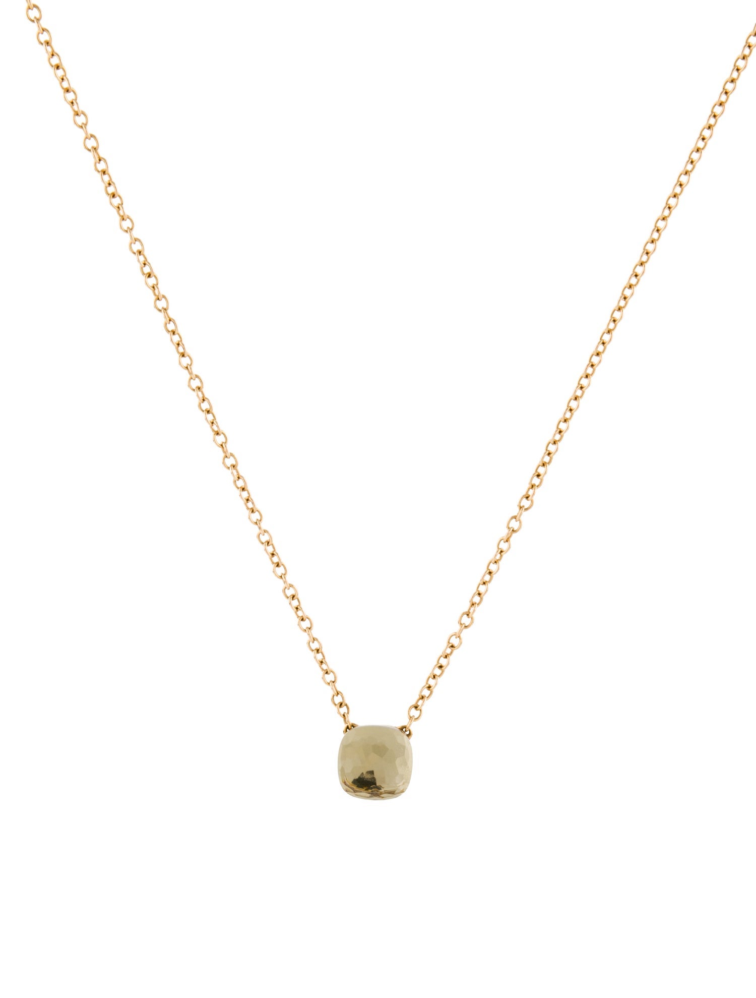Pomellato 18K Quartz Nudo Petit Pendant Necklace